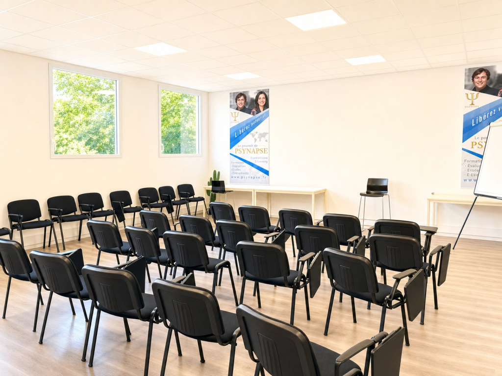 salle 4 location psynapse Lyon - salle de location psynapse Lyon - salle de formation